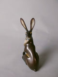 Miniature sitting hare