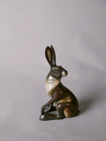 Miniature sitting hare
