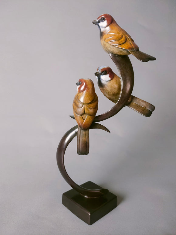 Three Sparrows